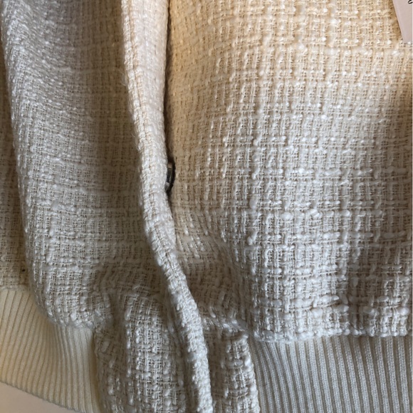 Jason Wu Tweed Bomber Cream Jacket Sz. M - Picture 4 of 14